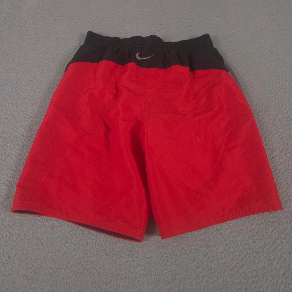 Nike Shorts Mens Small Colorblock Mesh Lined Pockets Athletic Board Swim Trunks
